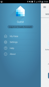 Navigation der Kasa-App