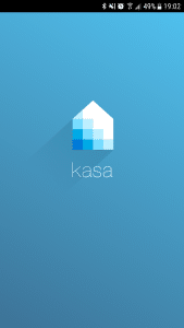 Startbildschirm der Kasa-App