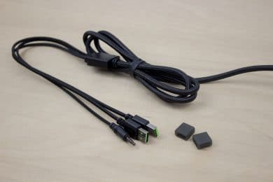 Razer BlackWidow Elite USB- und Audio-Anschluss