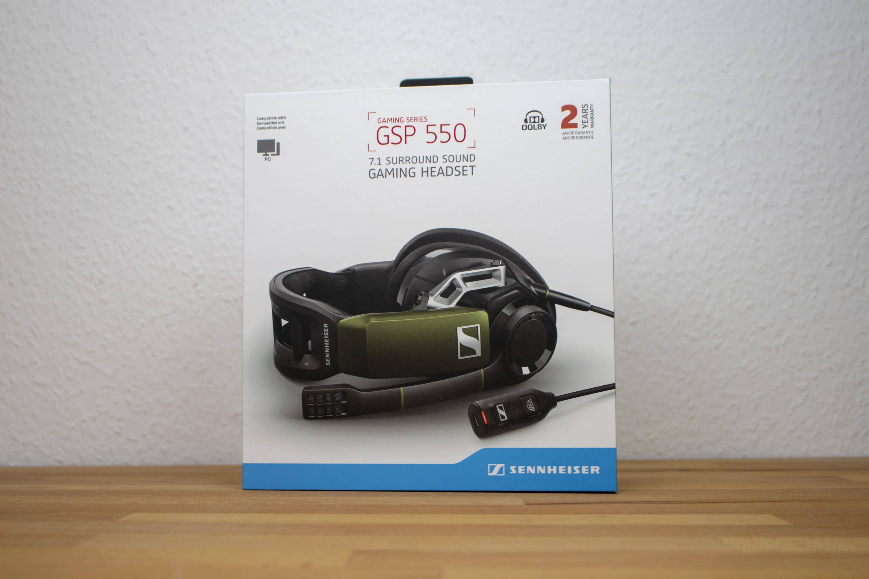オーディオ機器 ヘッドフォン Sennheiser GSP 550 Gaming Headset Review