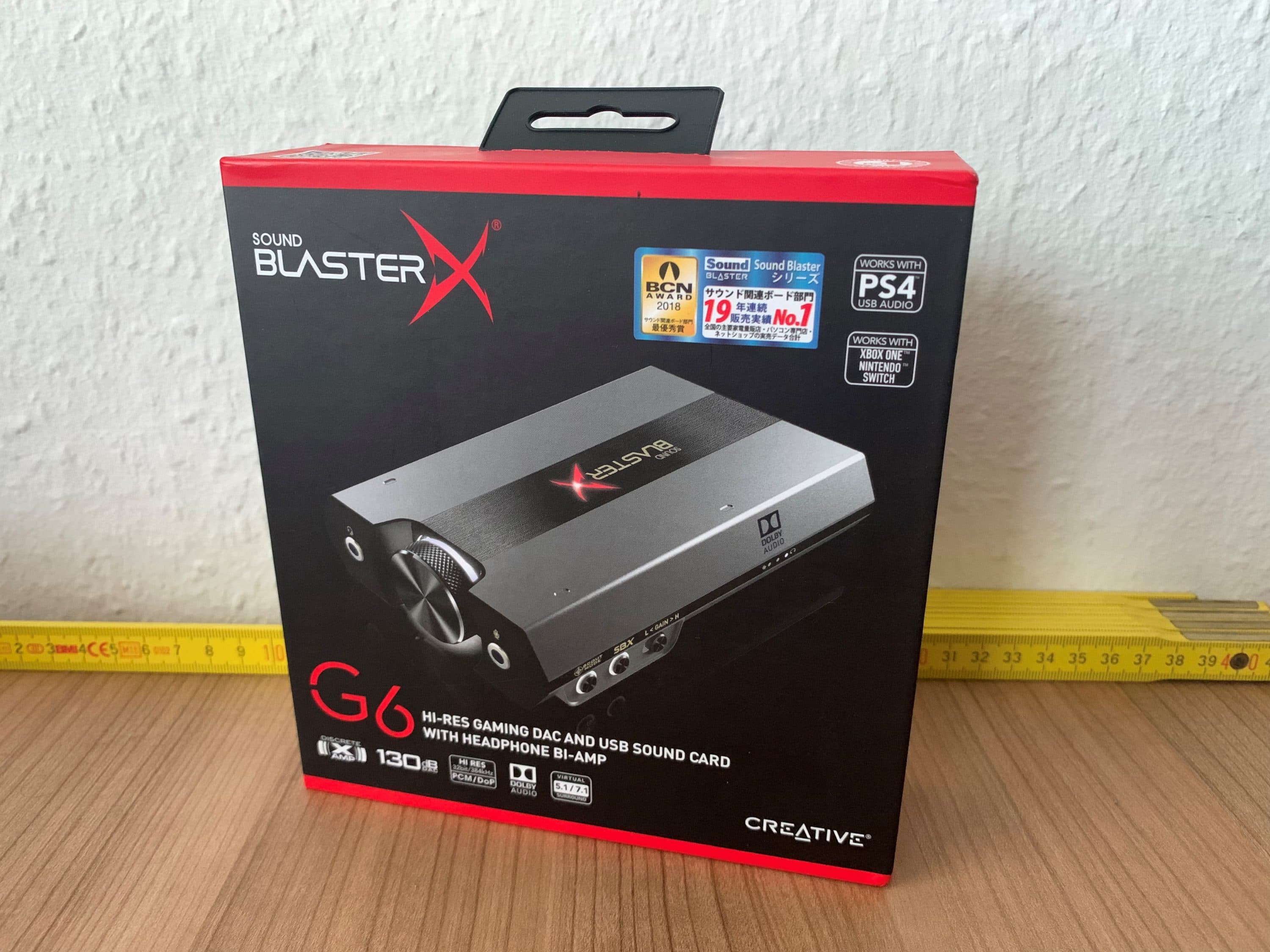 Creative Sound BlasterX G6 USB Sound Card Review: The Portable ...