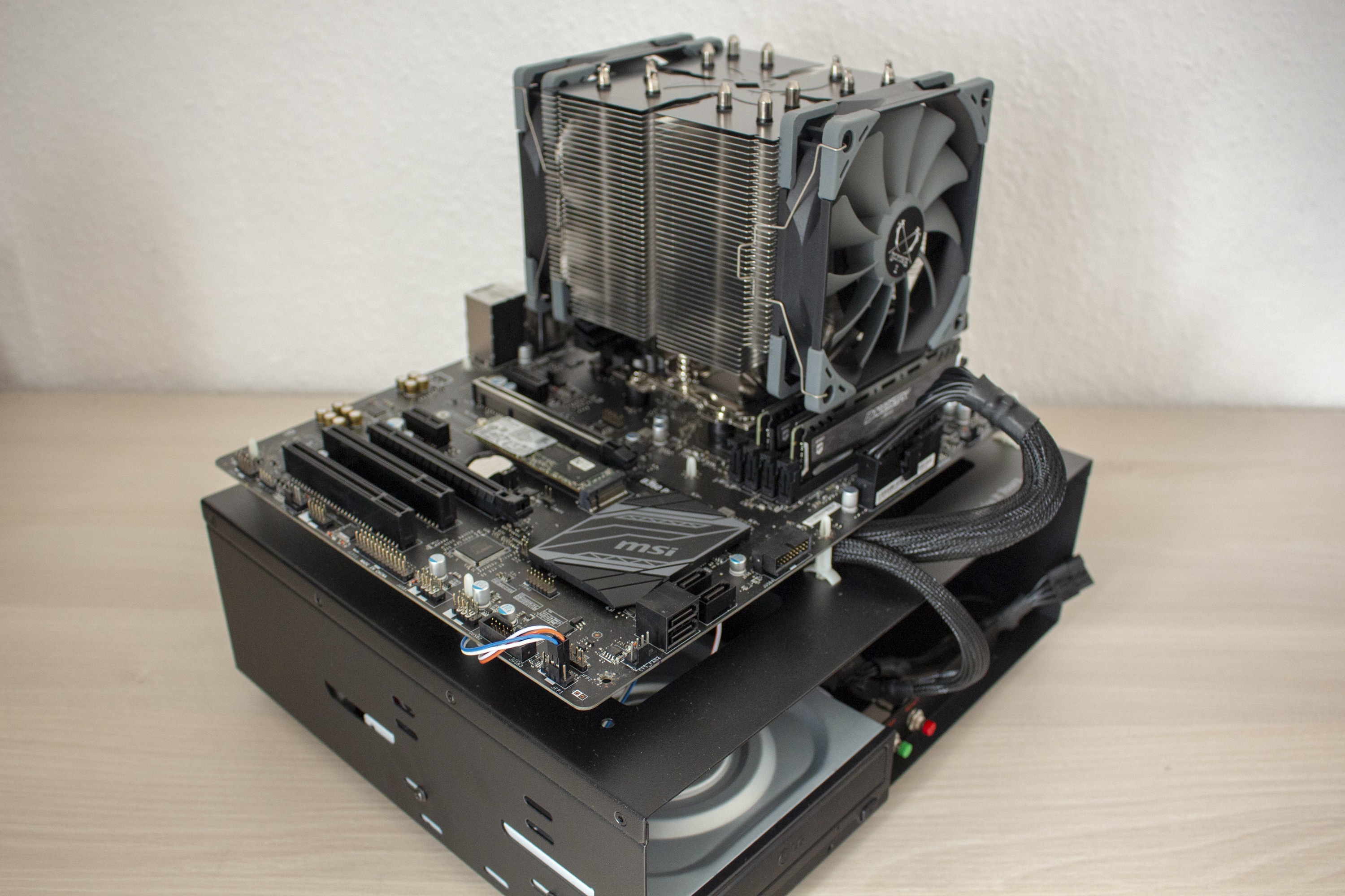 Scythe Ninja 5 - A Powerful CPU Cooler with Two Fans under Test.