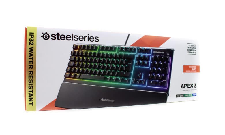 Steelseries Apex 3 Water Resistant Gaming Keyboard Under Test