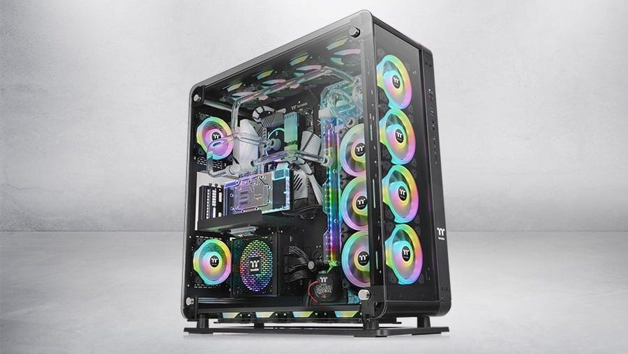 Thermaltake Core p8 White. GAMEKM Robin 3.