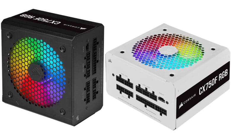 Corsair's first RGB-illuminated power supply series
