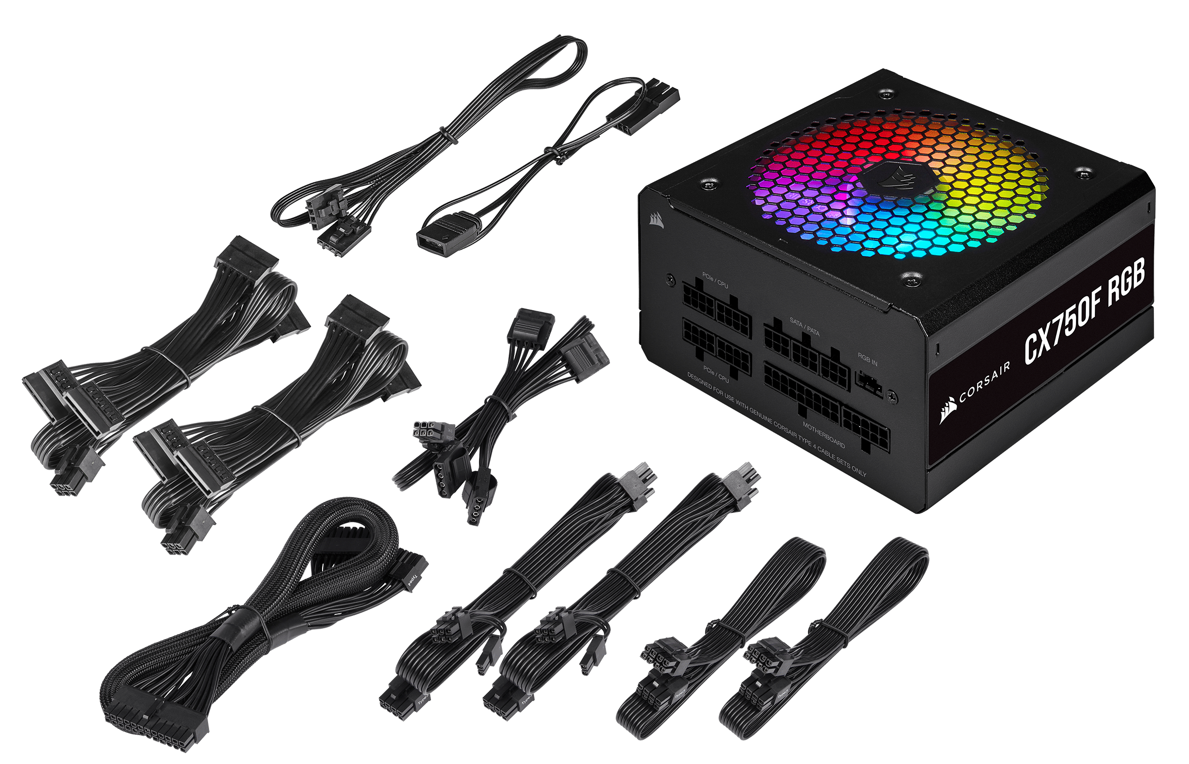 Corsair's first RGB-illuminated power supply series
