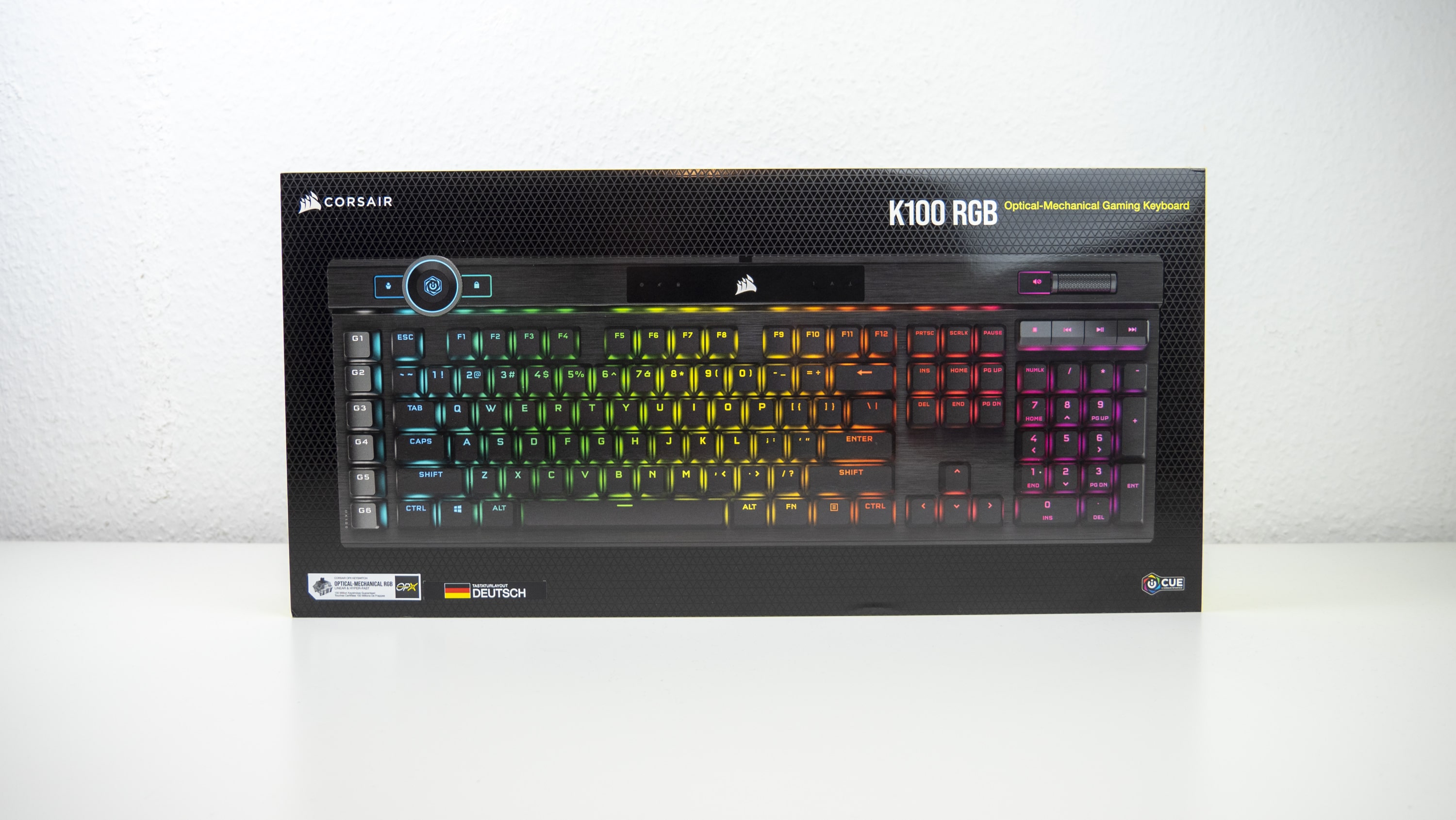 ultra the new Corsair keyboards under plus The gaming non RGB: K100