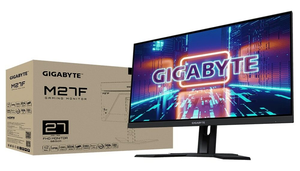 Gigabyte M27F and M27Q: announcement of new gaming monitors with special KVM button