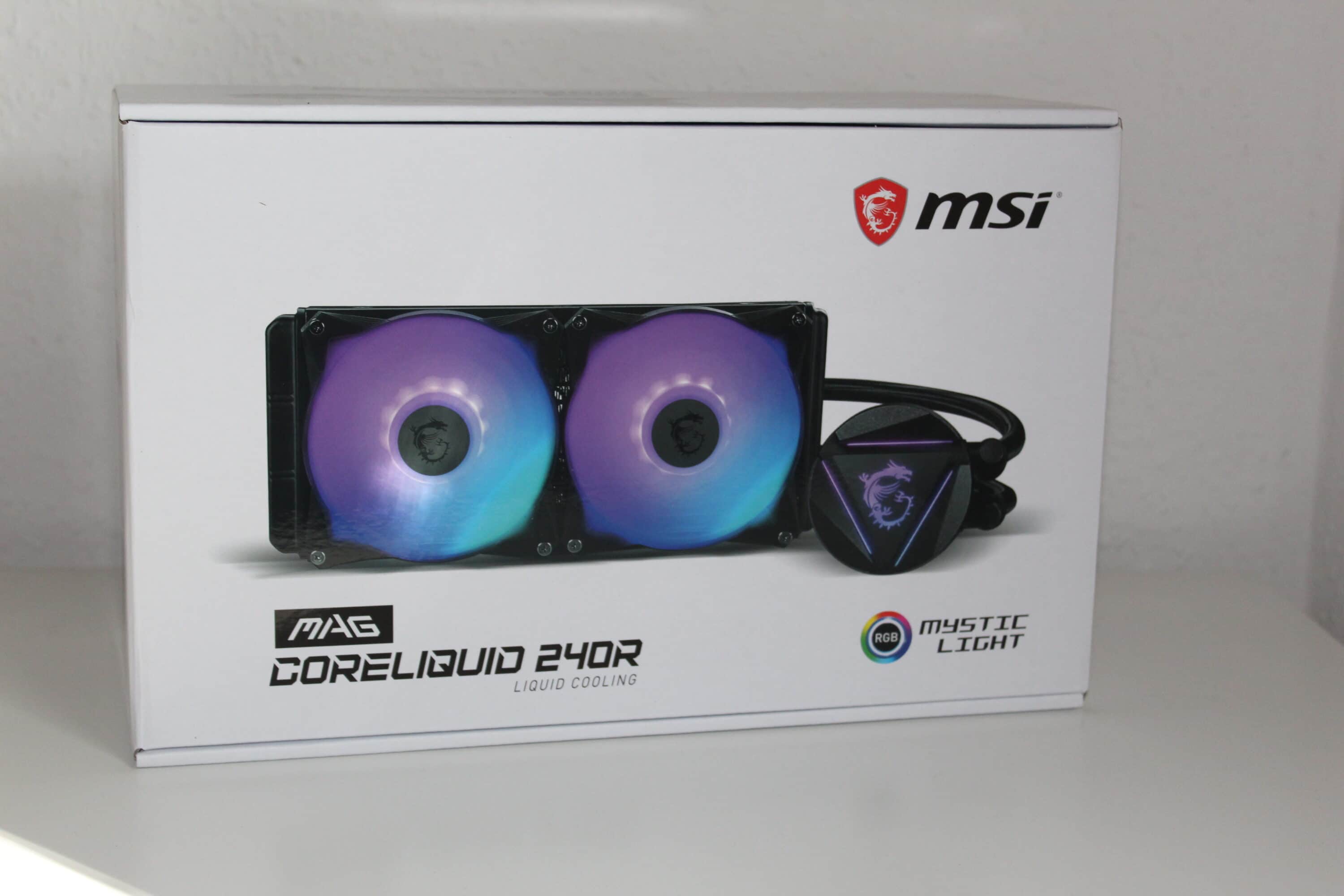 MSI MAG CoreLiquid 240R - the first compact water cooling system