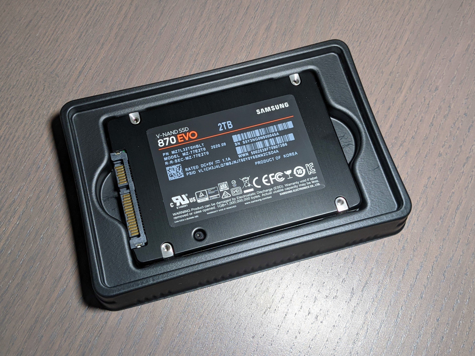 SAMSUNG SSD 870 EVO 2TO 2.5 SATA 
