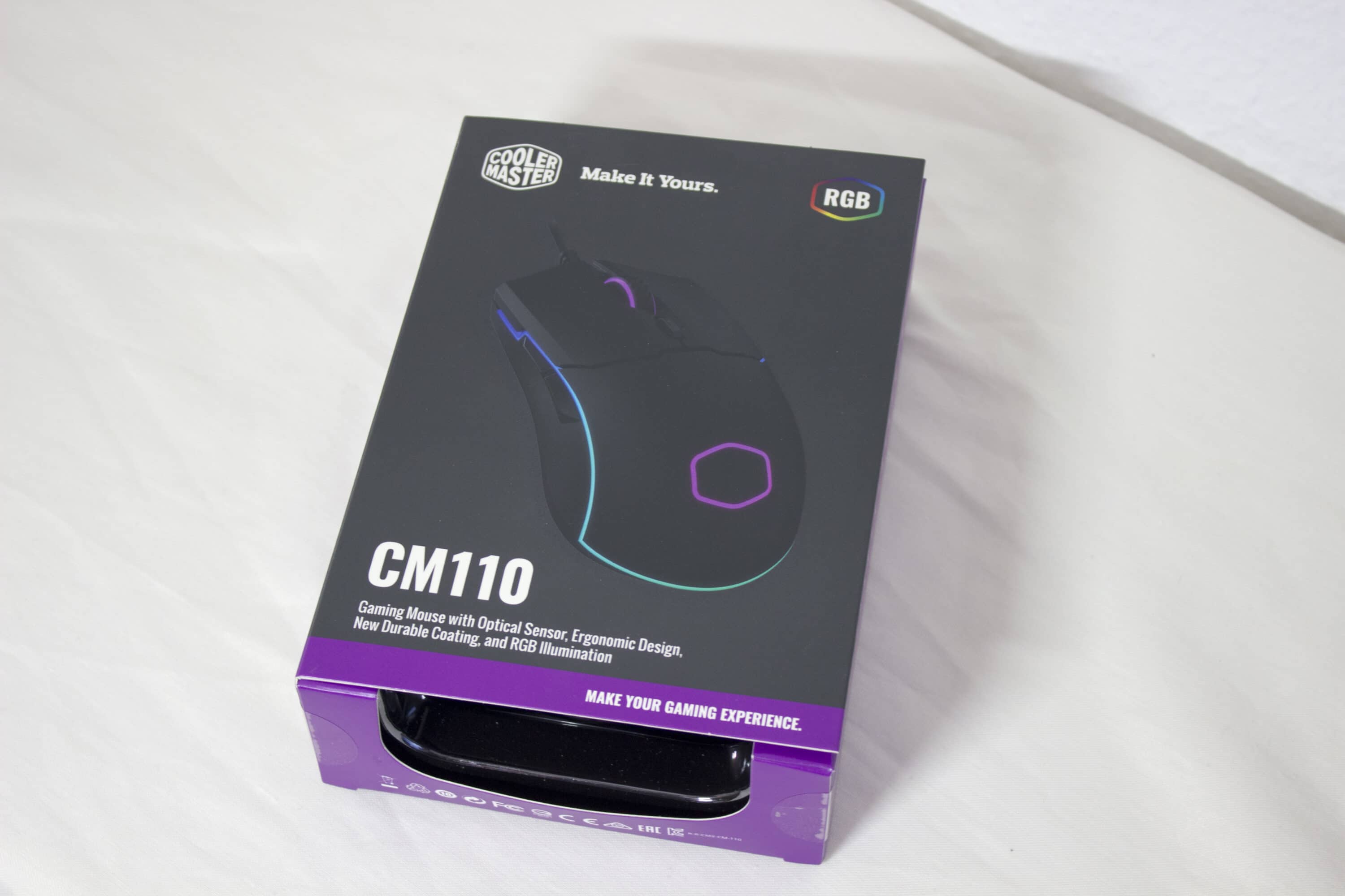 Cooler Master CM110 - SOURIS - USB - Noir 