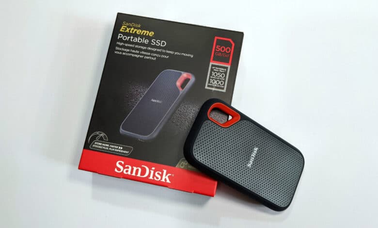 diapositiva Cooperación Aparador SanDisk Extreme Portable SSD V2 - Robust external storage in test