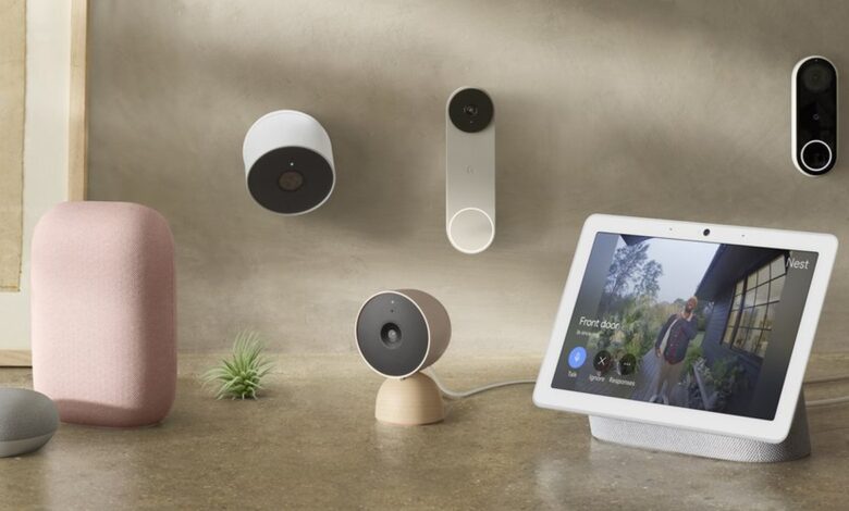 Google Nest Doorbell und Nest Cam