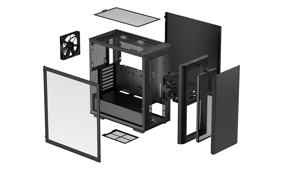 Deepcool Ck500 Simple Midi Tower With A Lot Of Space In Test