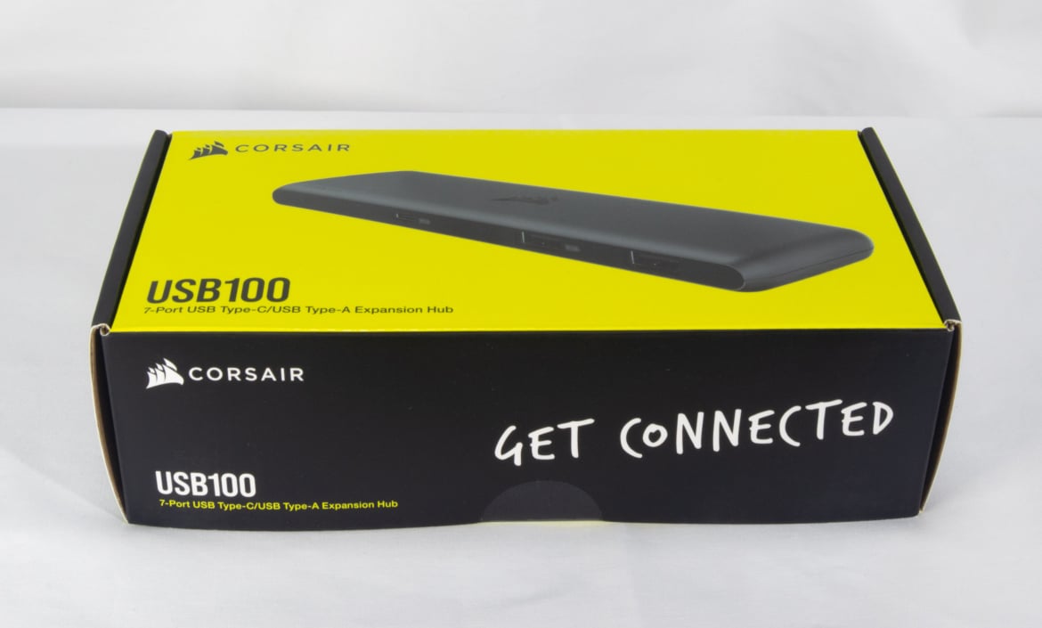 Corsair USB100 7-Port USB Expansion Hub CU-9000003-NA B&H Photo