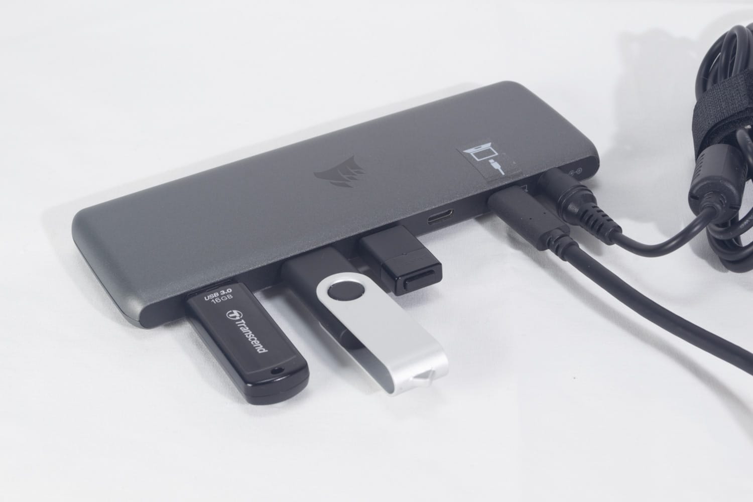 Corsair USB100 7-Port USB Expansion Hub CU-9000003-NA B&H Photo