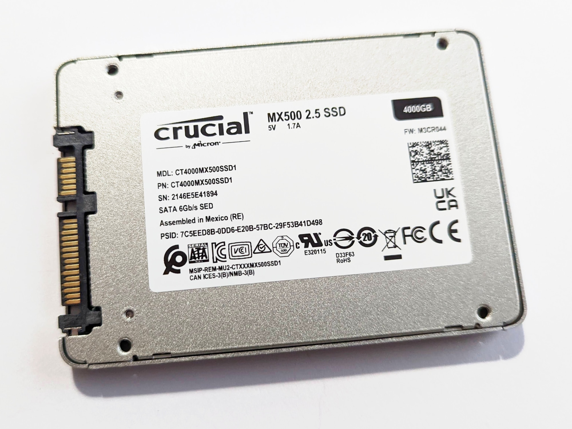 Crucial MX500 4 To