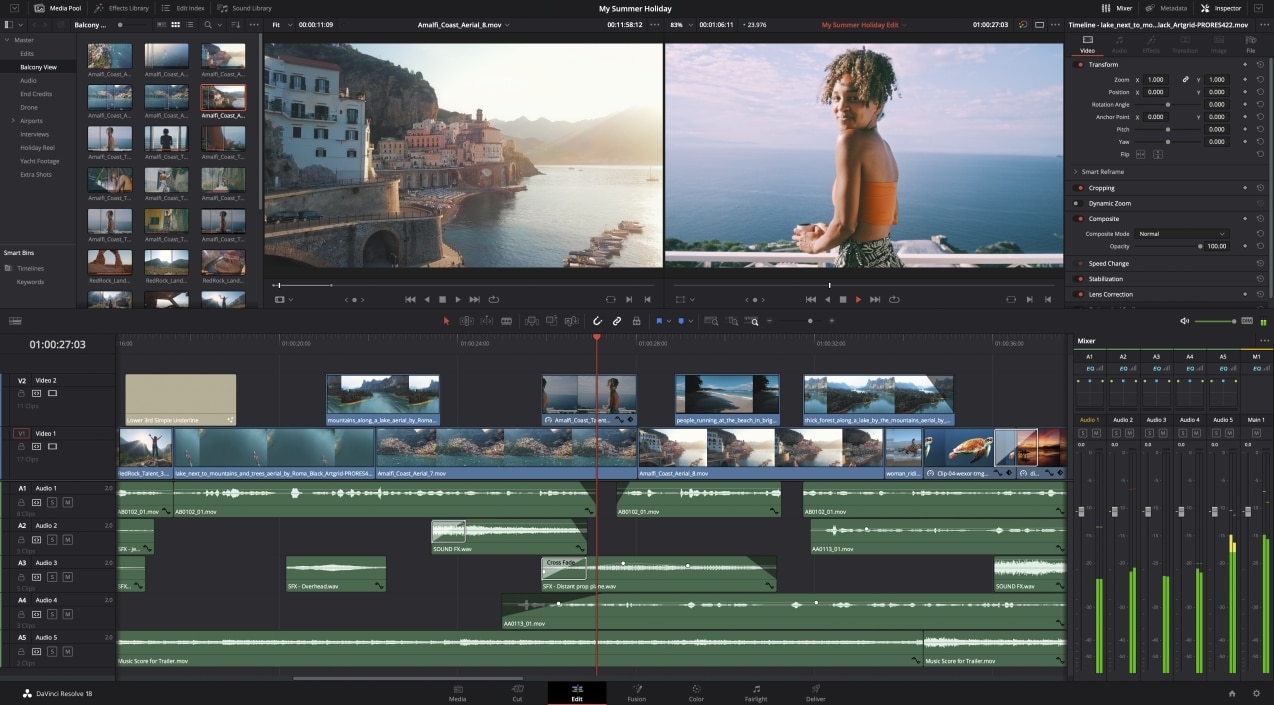 for iphone download DaVinci Resolve 18.6.2.2 free