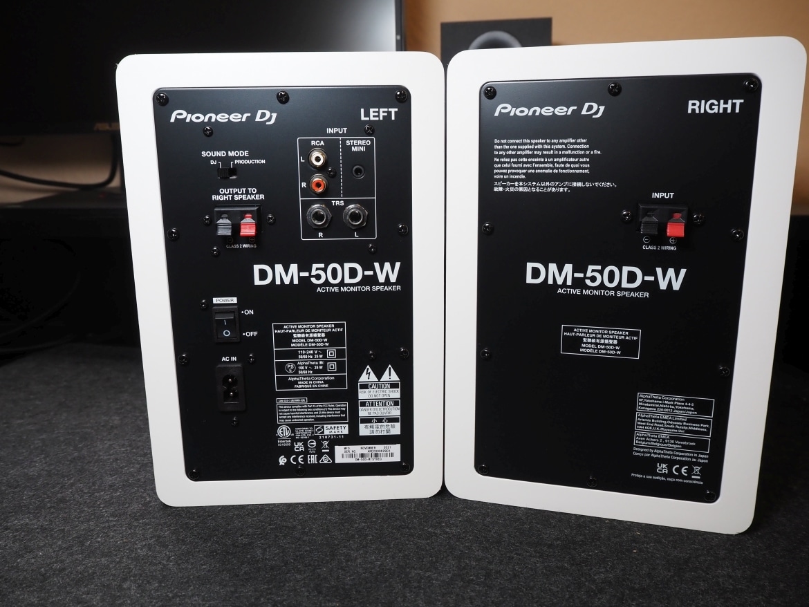 Pioneer DM-40BT-W enceinte de monitoring active Bluetooth (l