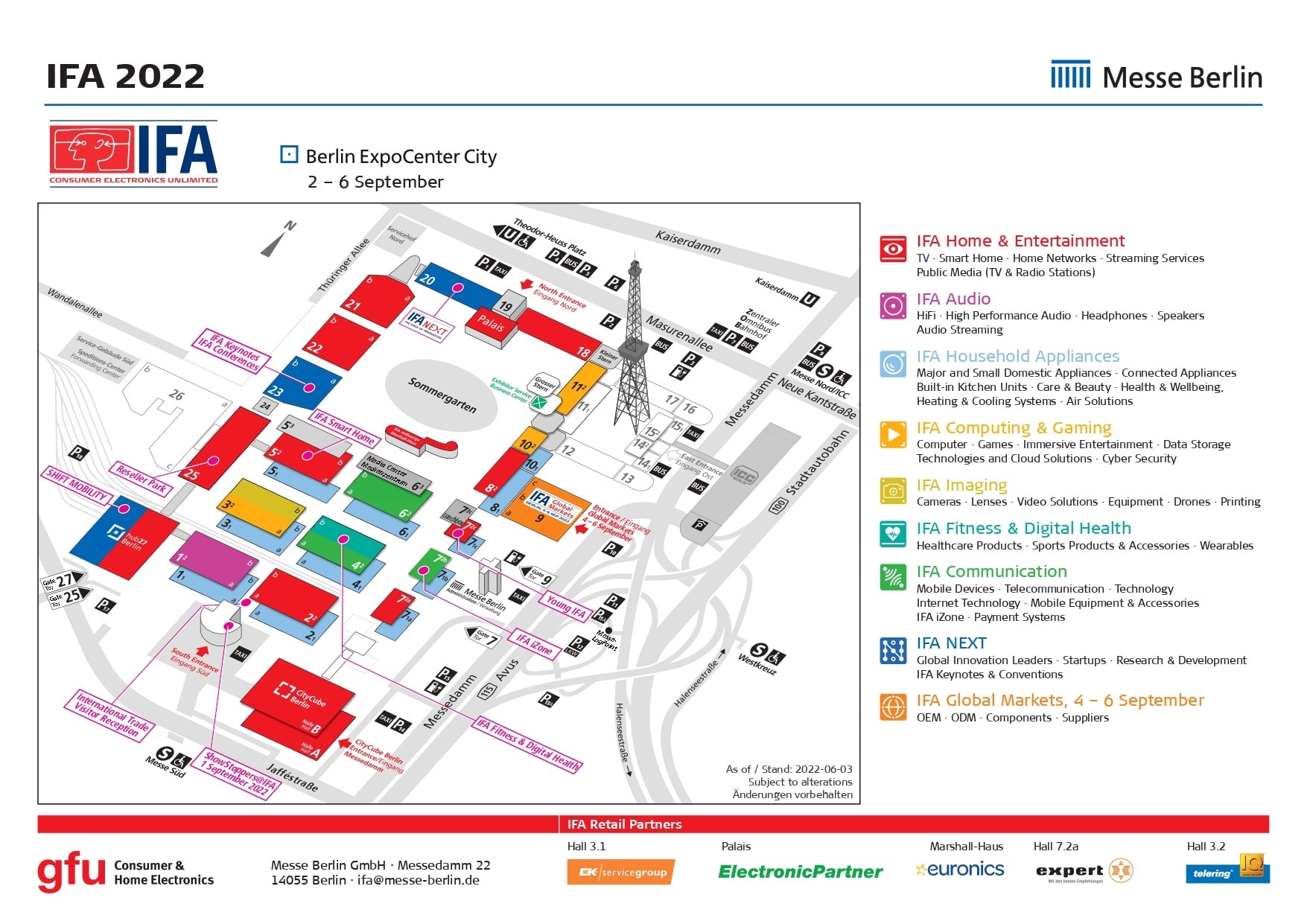 IFA 2022 Berlin Occupancy, floor plan, exhibitors and more