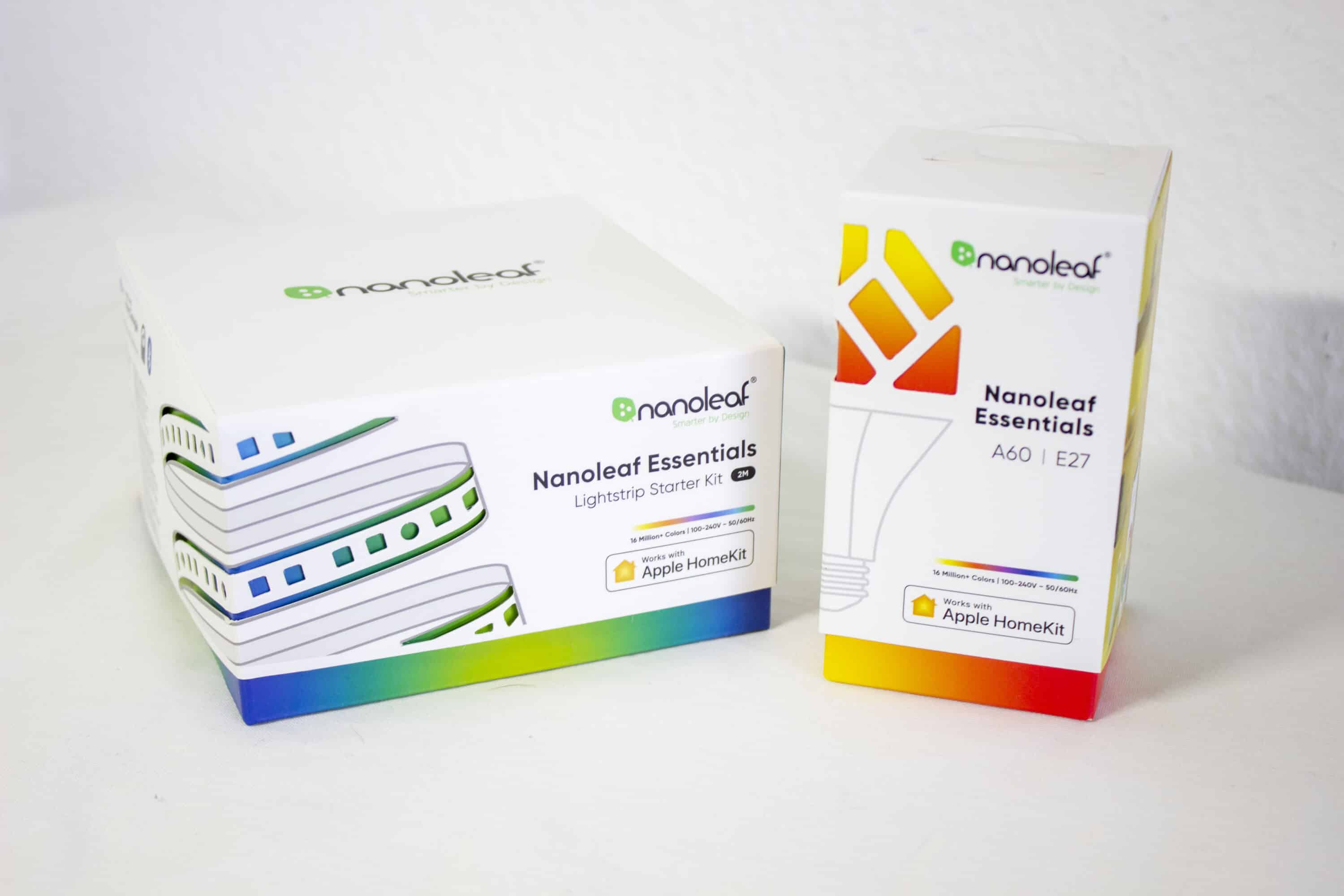 Nanoleaf Essentials Lightstrip and bulb in test