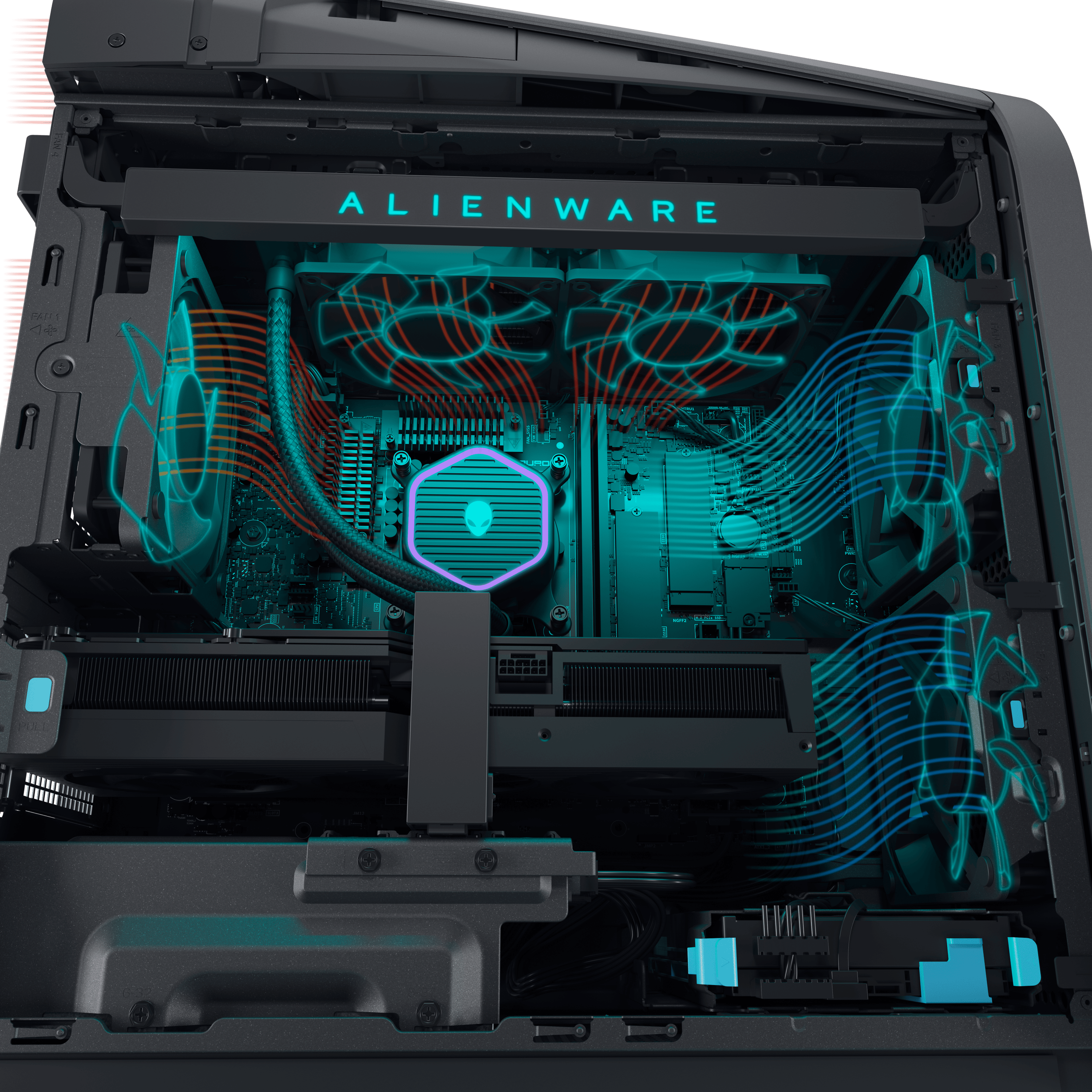 Alienware aurora r3 system fan only at 1k rpm
