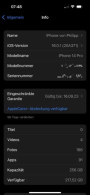 iPhone 14 Pro iOS 16