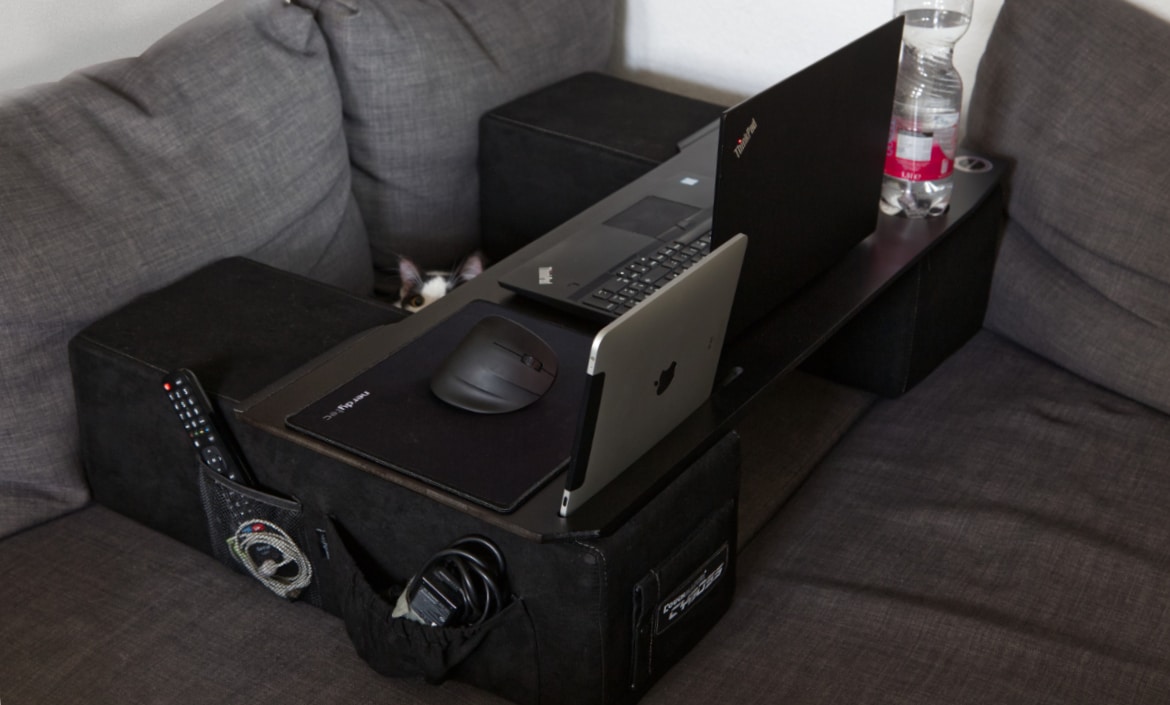Couchmaster® CYCON² - Lap Desk - Black Edition – nerdytec