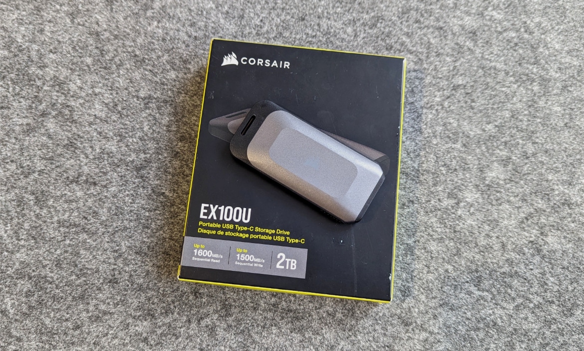 Test Corsair EX100U 2 To : un SSD portable ultra compact et ultra