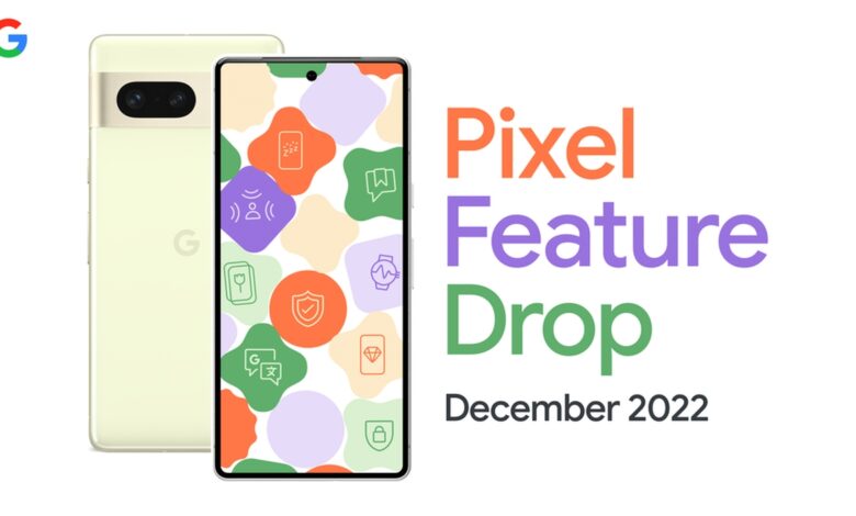 Google Pixel Feature Drop Dezember 2022