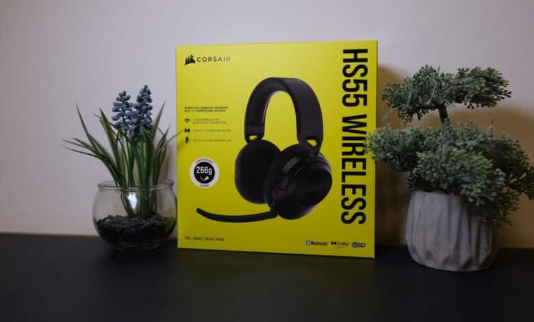 thespian resident Byttehandel Corsair HS55 Wireless Test: Price-performance hit with 7.1 surround sound