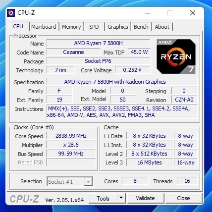 Mini PC Beelink Ser5 Pro - Ryzen 7 5800H, 32 Go RAM, 1 To SSD (via