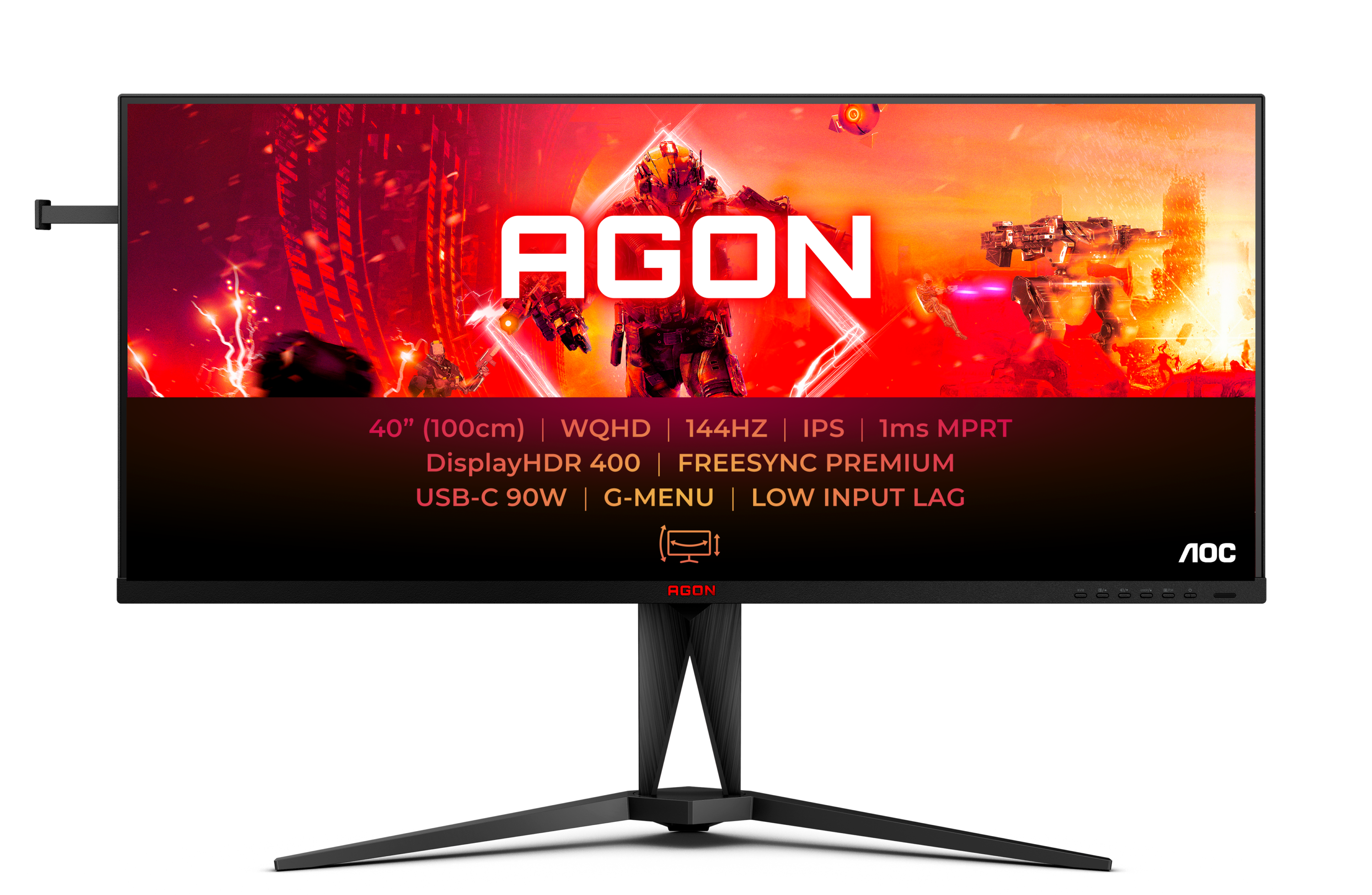 AOC unveils two new 144Hz+ 4K Ultra HD gaming monitors