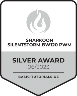 Sharkoon SilentStorm BW120 Lüfter Test Silver Award