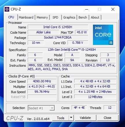ACEMAGICIAN AD15 Mini PC Intel i5 12th-Gen 12450H, 16GB DDR4