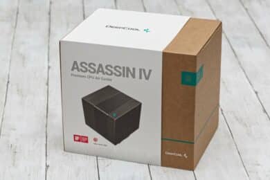 Verpackung des DeepCool Assassin IV von vorne