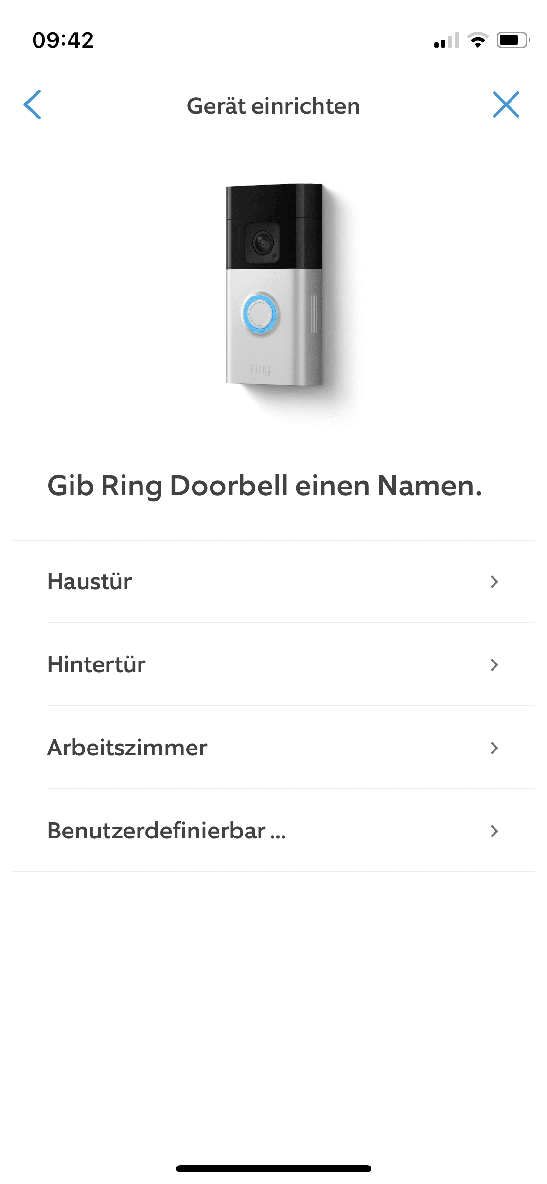 ring Battery Doorbell Plus Video-Türklingel-Benutzerhandbuch