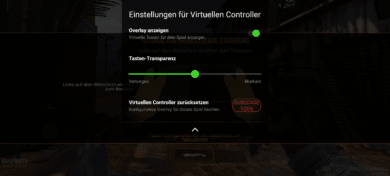 Razer Edge Virtueller Controller