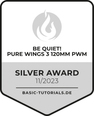 be quiet! Pure Wings 3 Test 120mm Silver Award