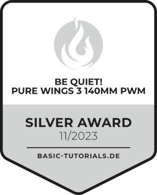 be quiet! Pure Wings 3 Test 140mm Silver Award