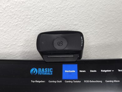 Webcam mit Sichtschutzverschluss