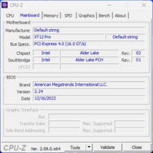 CPU-Z – Mainboard