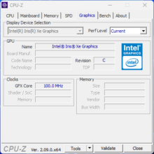 CPU-Z – Graphics