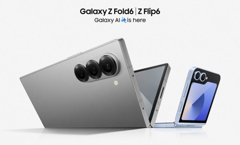 Samsung Galaxy Z Flip6 und Samsung Galaxy Z Fold6