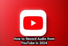 how to record audio from youtube in 2024